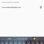 Microsoft Edge per Android blocchi contenuto siti web consentiti whitelist