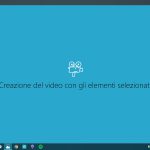 Microsoft Foto Windows 10 video editor schermata caricamento