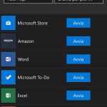 Microsoft Store Windows 10 Mobile app installate