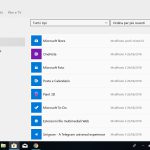 Microsoft Store Windows 10 app installate