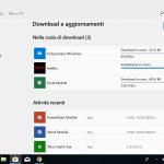 Microsoft Store Windows 10 download app aggiornamenti