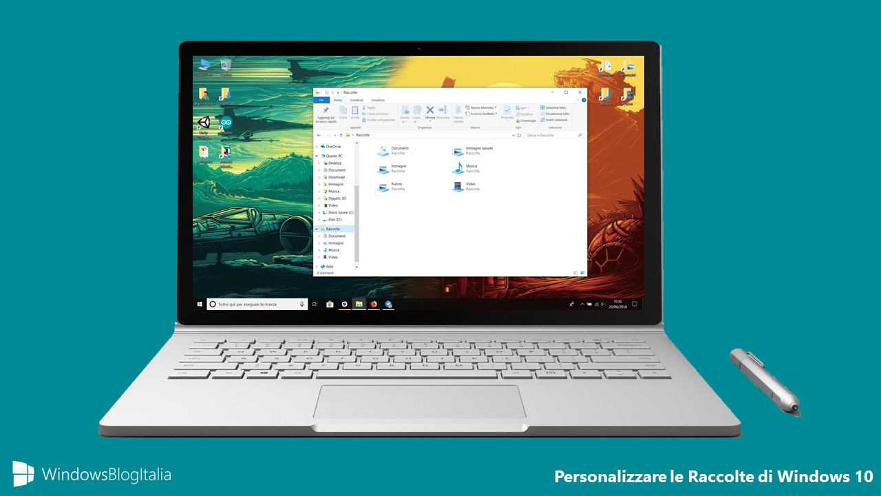 Personalizzare le Raccolte di Windows 10