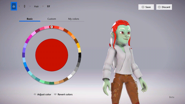 Xbox Live nuovi avatar colori