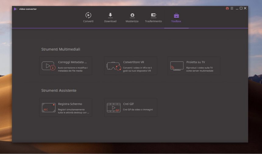 Homepage Wondershare Video Converter Ultimate Toolbox