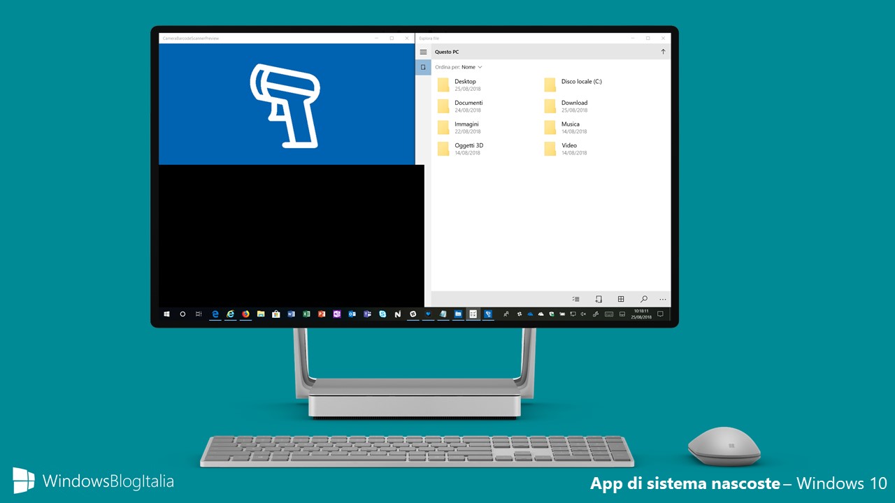 App di sistema nascoste Windows 10