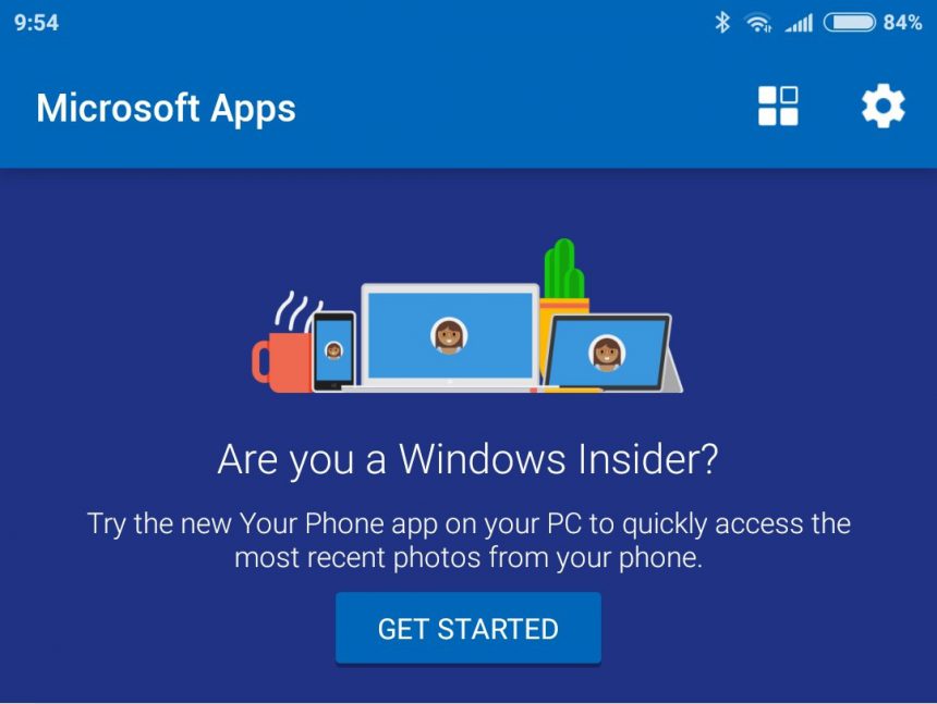 Microsoft Apps per Android sincronizzazione foto Your Phone