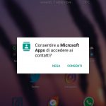 Microsoft Apps autorizzazione sincronizzazione SMS PC Windows 10 1