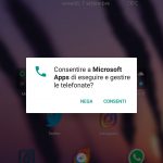 Microsoft Apps autorizzazione sincronizzazione SMS PC Windows 10 2