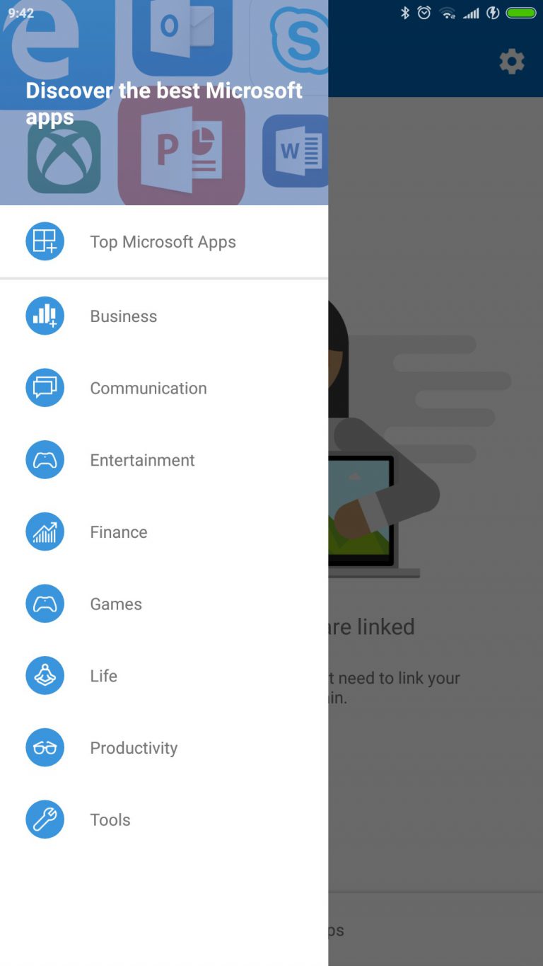 open the your phone companion app open the your phone companion app