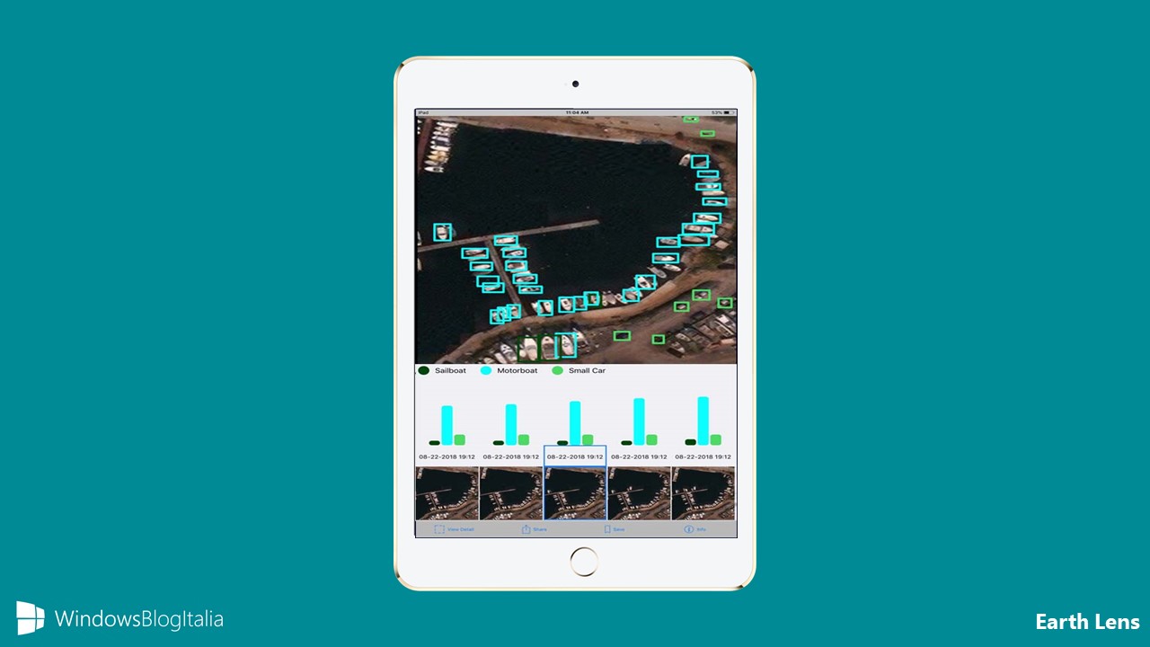 Earth Lens di Microsoft Garage per iPad