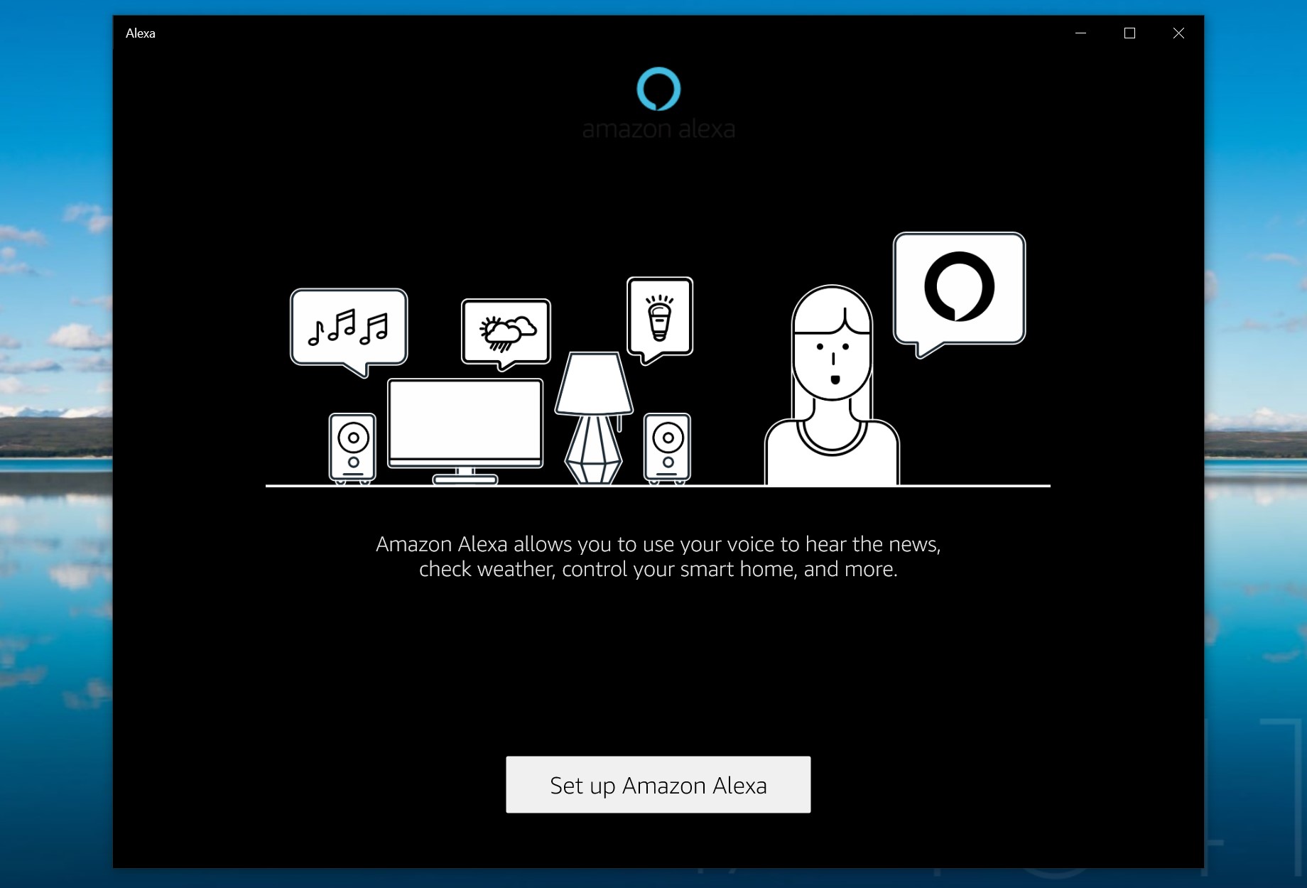 Amazon Alexa Windows 10 app ufficiale