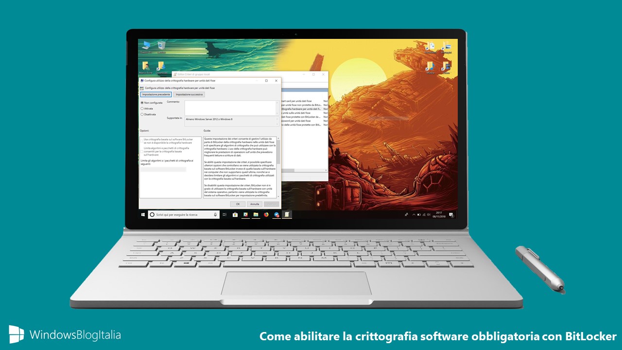 BitLocker crittografia hardware SSD