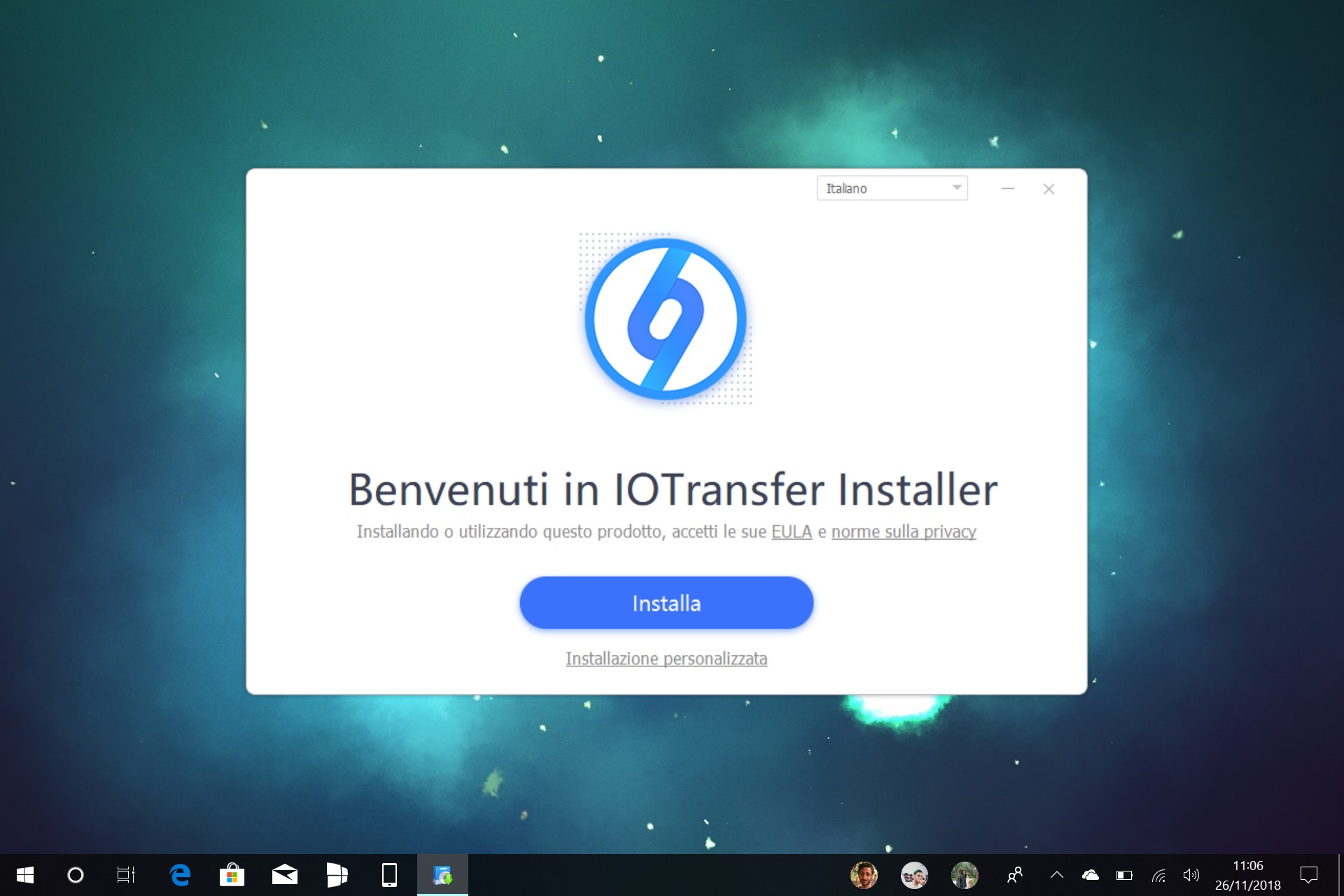 IOTransfer Windows 10 installazione 1