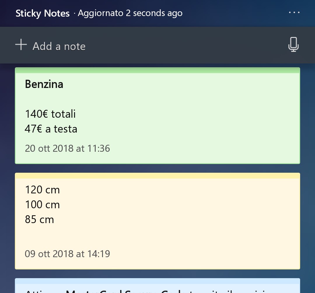 Microsoft Launcher 5.1 sticky notes memo card feed