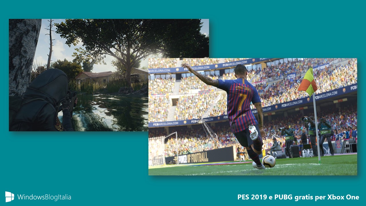 PES 2019 PUBG gratis Xbox One