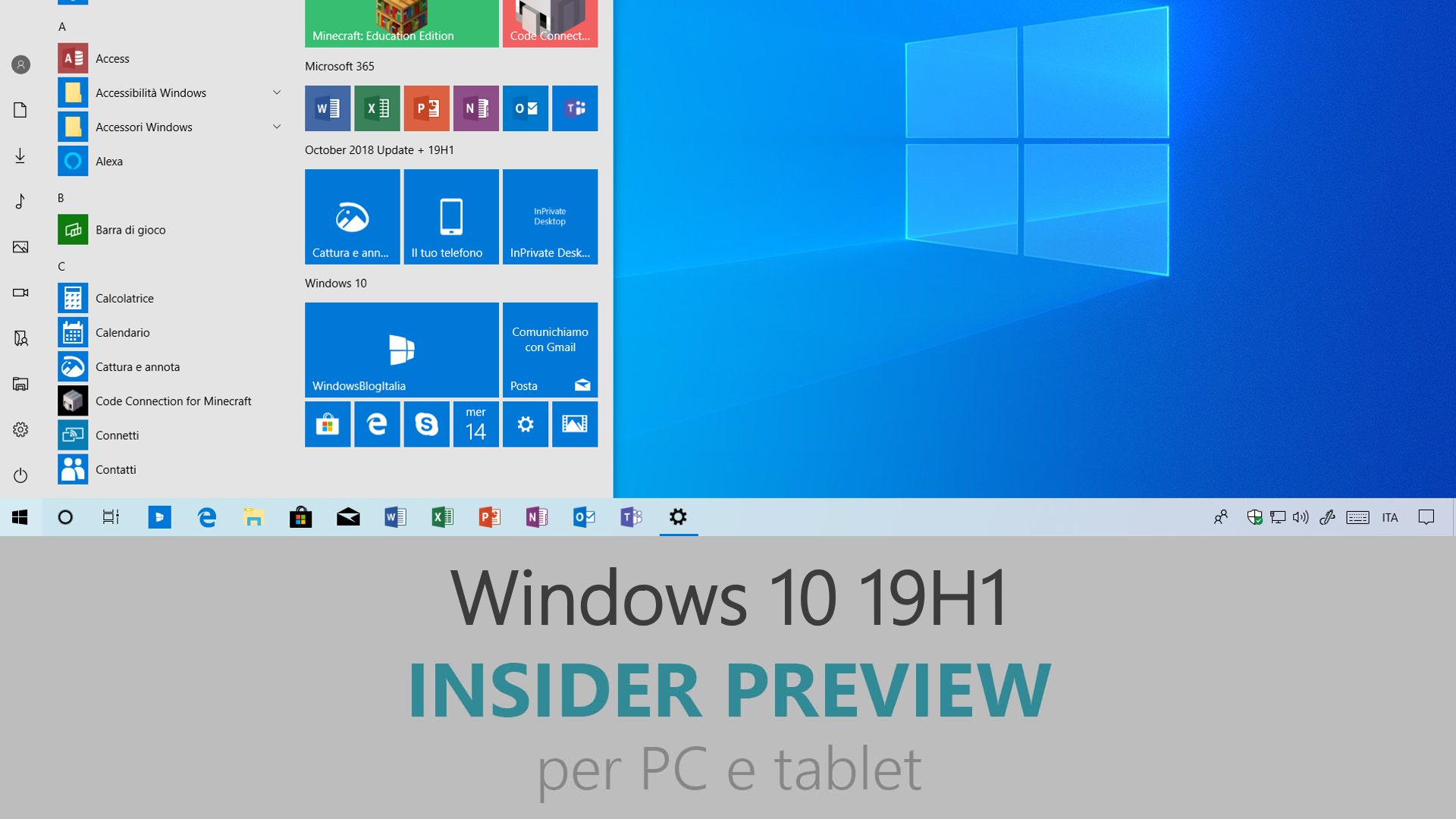 Download e novità di Windows 10 19H1 Insider Preview Build ...
