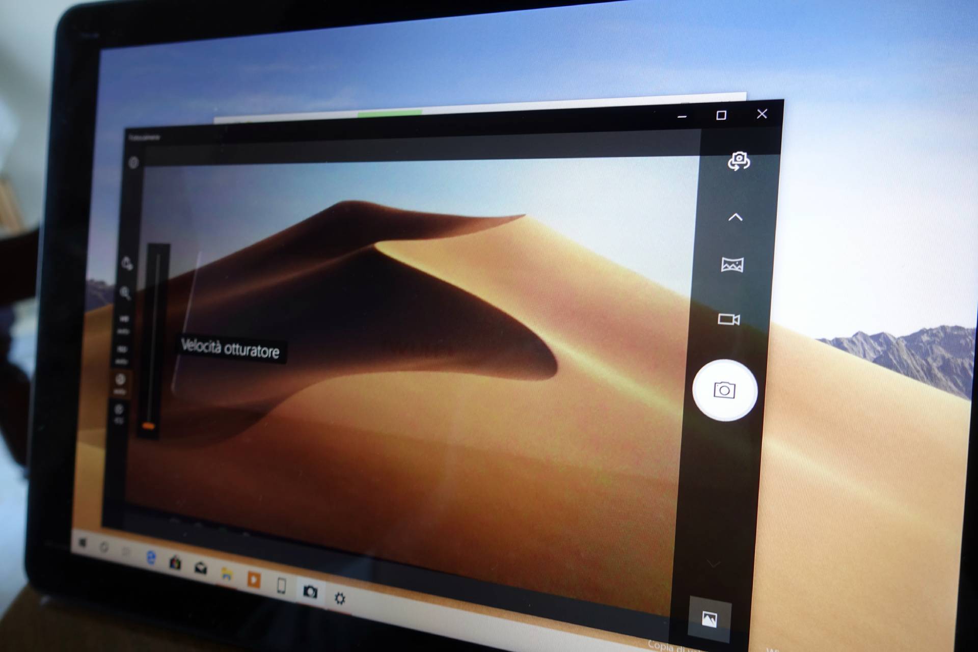 App Fotocamera Windows 10 nuova interfaccia