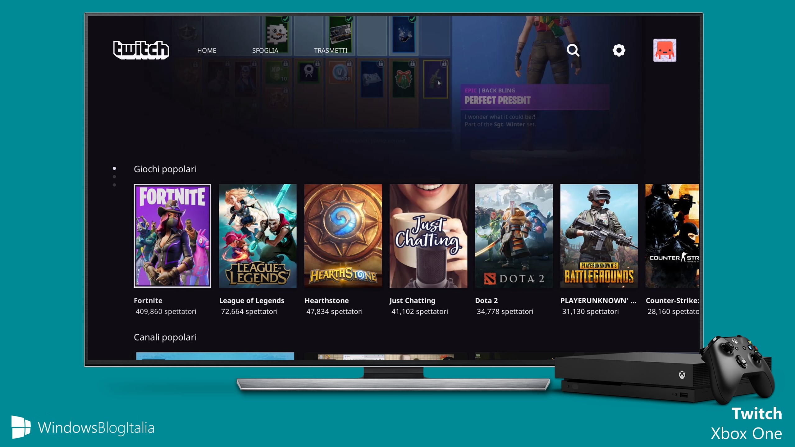 Twitch app Xbox One