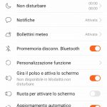 Huawei Health app impostazioni Honor Band 4