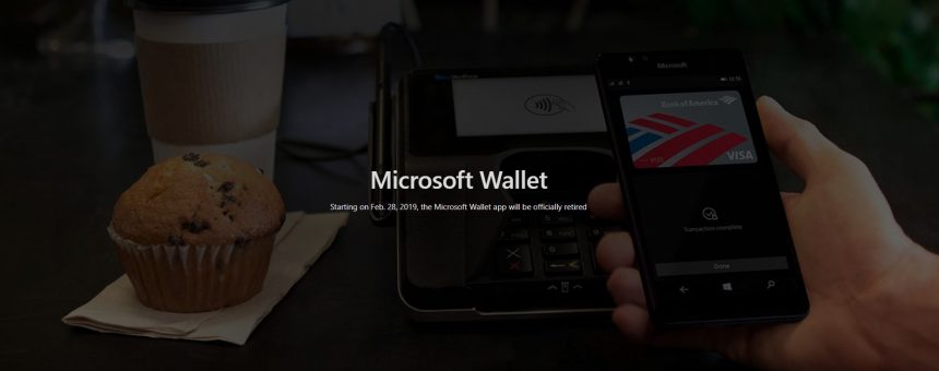 Microsoft Wallet Portafoglio app addio