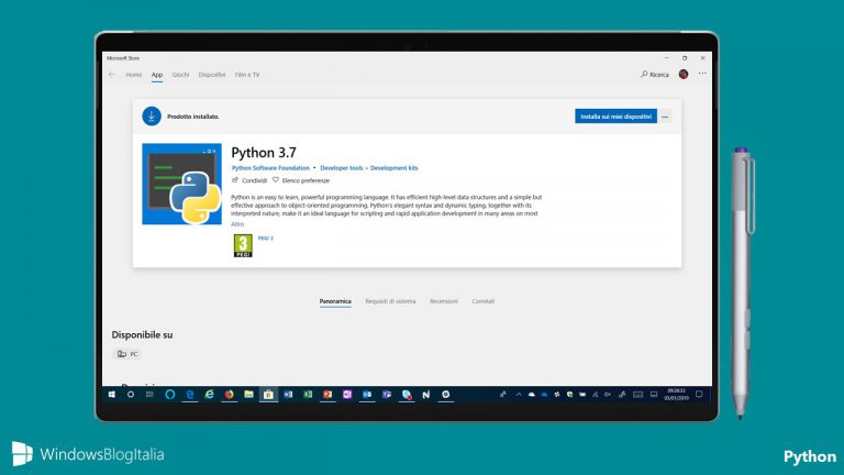 Download Python dal Microsoft Store per PC e tablet Windows 10