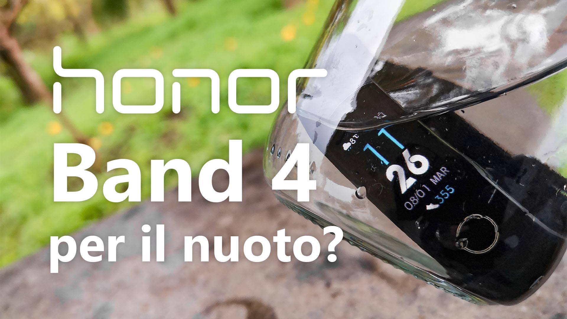 Recensione Honor Band 4 per il nuoto