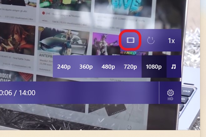 myTube! app Windows 10 Xbox One formato aspetto video