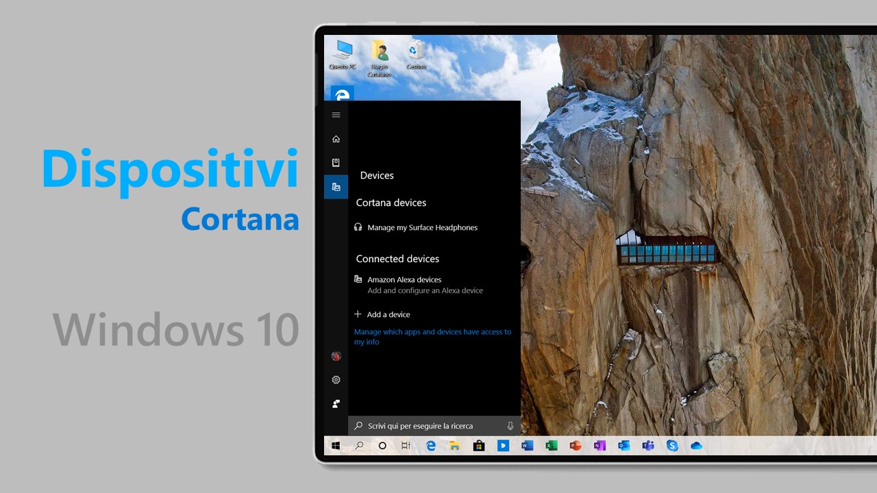 Dispositivi - Cortana