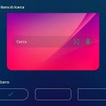 Microsoft Launcher Android stile barra di ricerca