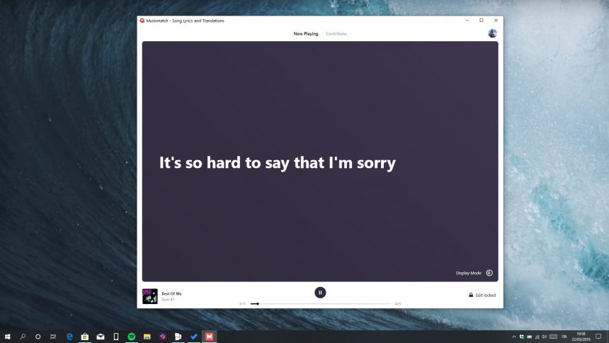 Musixmatch 3.0 Windows 10 nuova UI lyrics