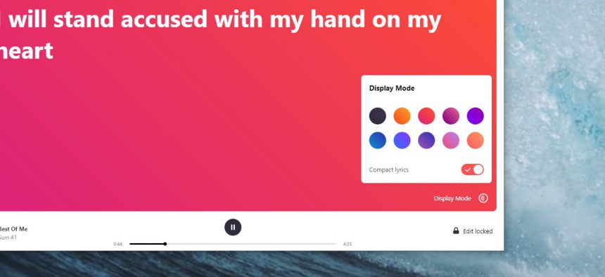 Musixmatch 3.0 Windows 10 nuova UI personalizzazione