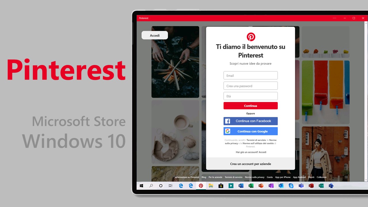 pinterest download for pc