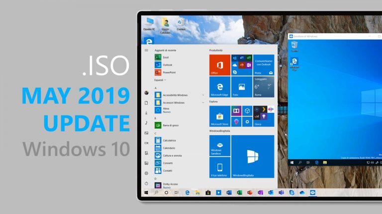 Download Iso Ufficiali Di Windows 10 May 2019 Update