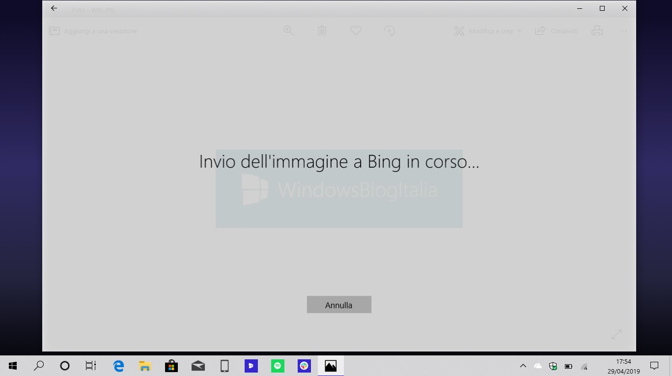 Microsoft Foto ricerca immagini simili Bing