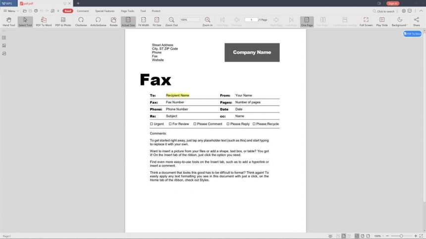 WPS OFFICE SCARICARE