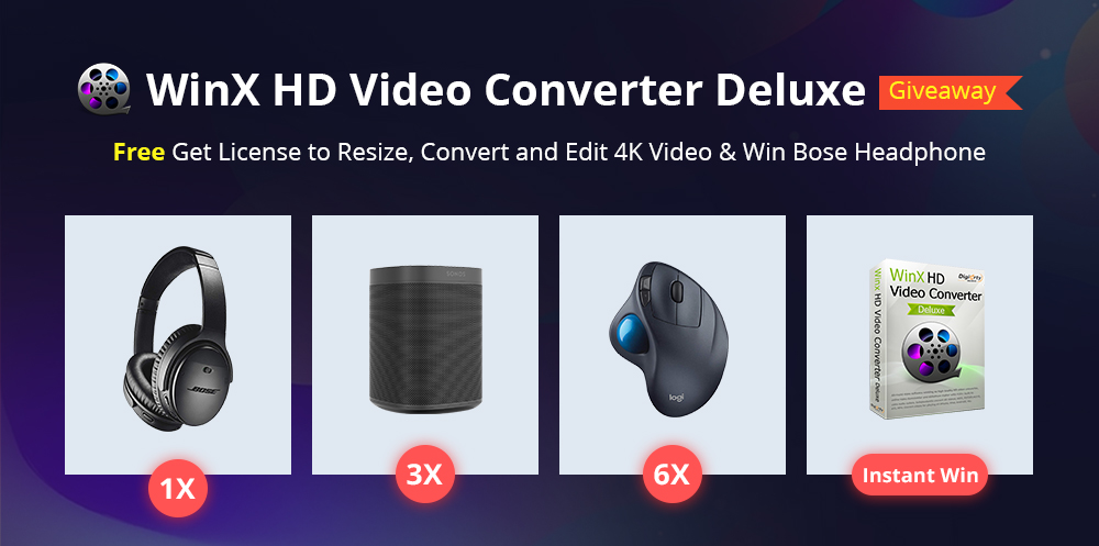 WinX HD Video Converter Deluxe giveaway