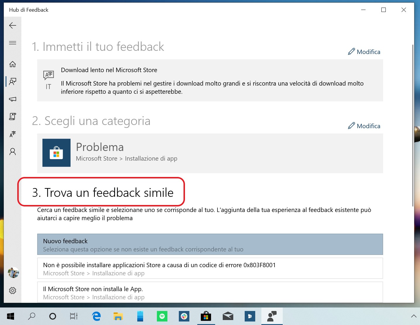 Hub di Feedback introduce l'opzione feedback simile