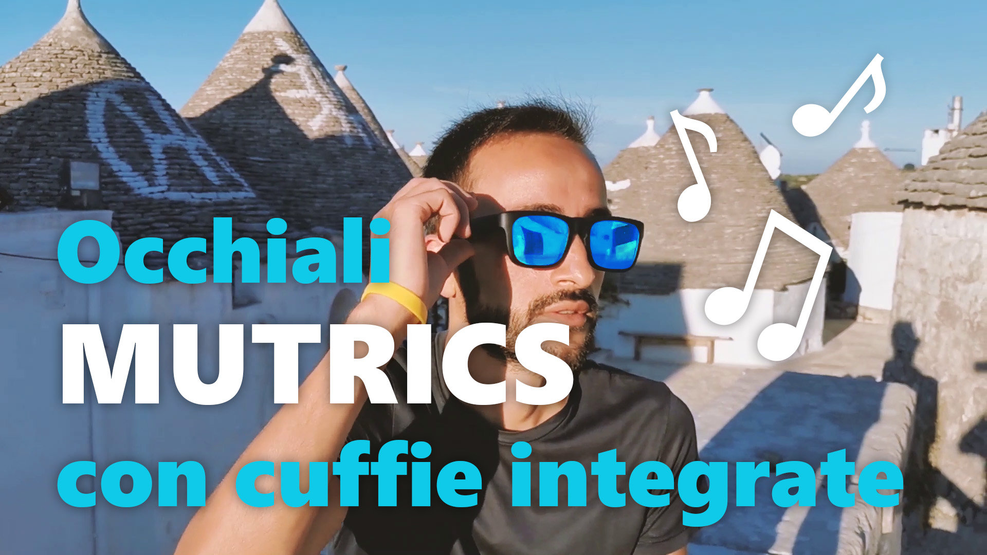 Video recensione Mutrics, gli occhiali da Sole con cuffie integrate