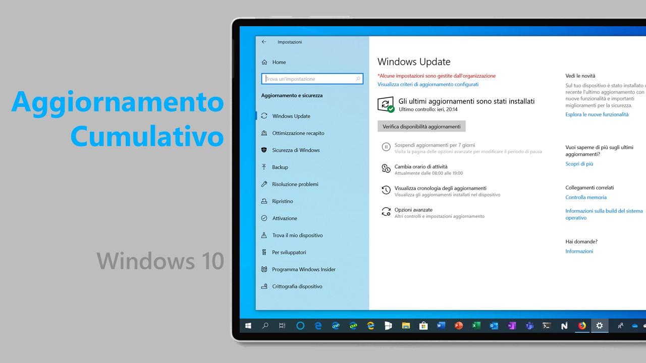 Disponibile un secondo aggiornamento cumulativo di ottobre 2022 per Windows 10