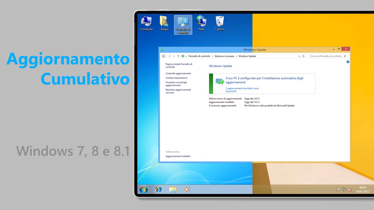 Aggiornamento cumulativo - Windows 7 e 8.1