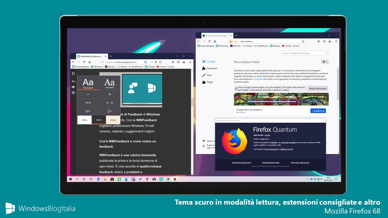 Mozilla Firefox 68 novità