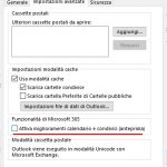 Outlook per Windows - Attiva miglioramenti calendario e condivisi