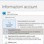 Outlook per Windows - Impostazioni account
