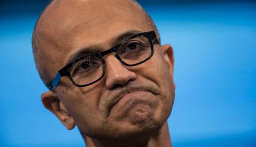 Satya Nadella triste