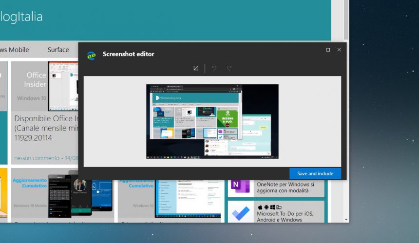 Microsoft Edge Dev tema scuro migliorato nuove aree browser