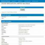 Prestazioni GPU GeekBench 4 Chuwi HeroBook