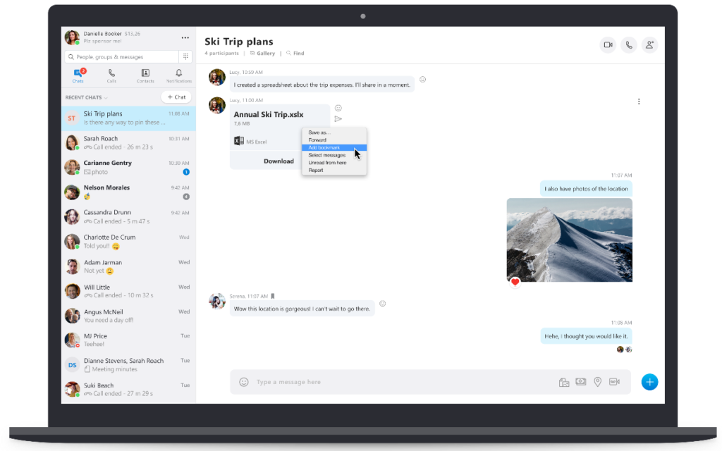 Bozze, segnalibri, anteprime e molto altro in arrivo in Skype 