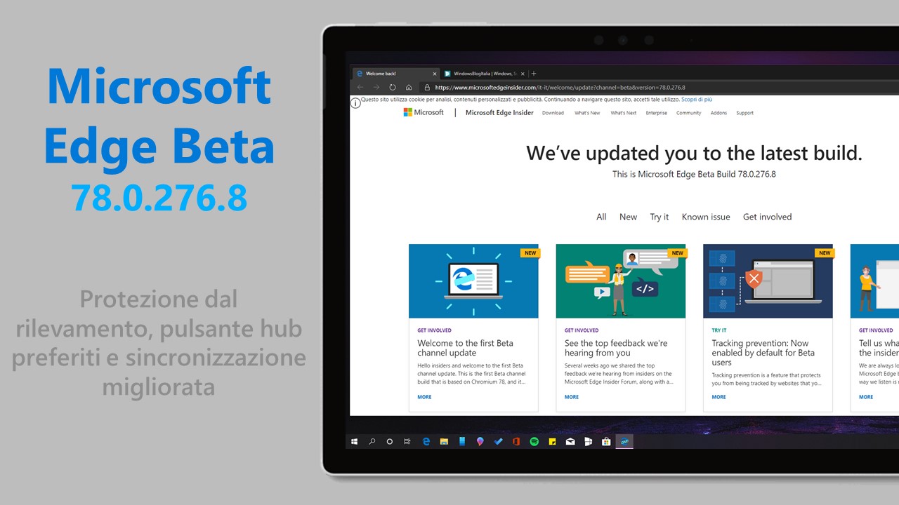 Microsoft Edge Beta 78.0.276.8