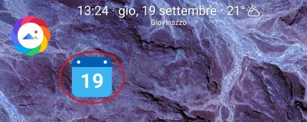 Microsoft Launcher 5.9 icona calendario con data aggiornata in live
