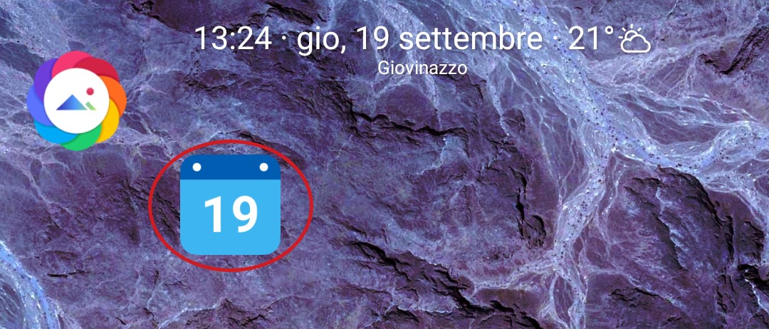 Microsoft Launcher 5.9 icona calendario con data aggiornata in live